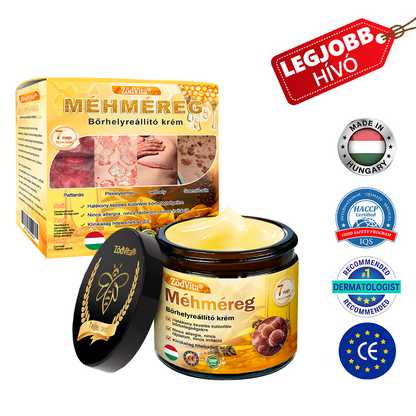 👩‍🔬🐝ZödVita® Méhméreg Bőr Helyreállító Krém 🔥 Magyar fejlesztés, magyarországi gyártás és szállítás