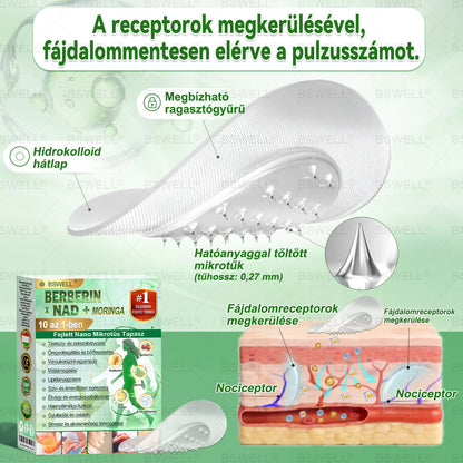 🏅BSWELL® Nano mikrotűs karcsúsító tapasz (Naponta csak egyszer, 28 nap alatt látható változások ✅ Elhízás, szív- és érrendszeri egészség, cukorbetegség, alvási apnoe, bélrendszeri egészség, ízületi problémák és még sok más támogatására)