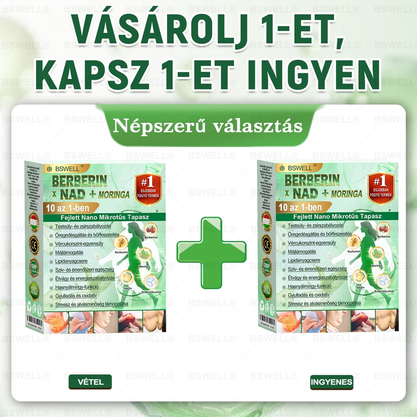 🏅BSWELL® Nano mikrotűs karcsúsító tapasz (Naponta csak egyszer, 28 nap alatt látható változások ✅ Elhízás, szív- és érrendszeri egészség, cukorbetegség, alvási apnoe, bélrendszeri egészség, ízületi problémák és még sok más támogatására)