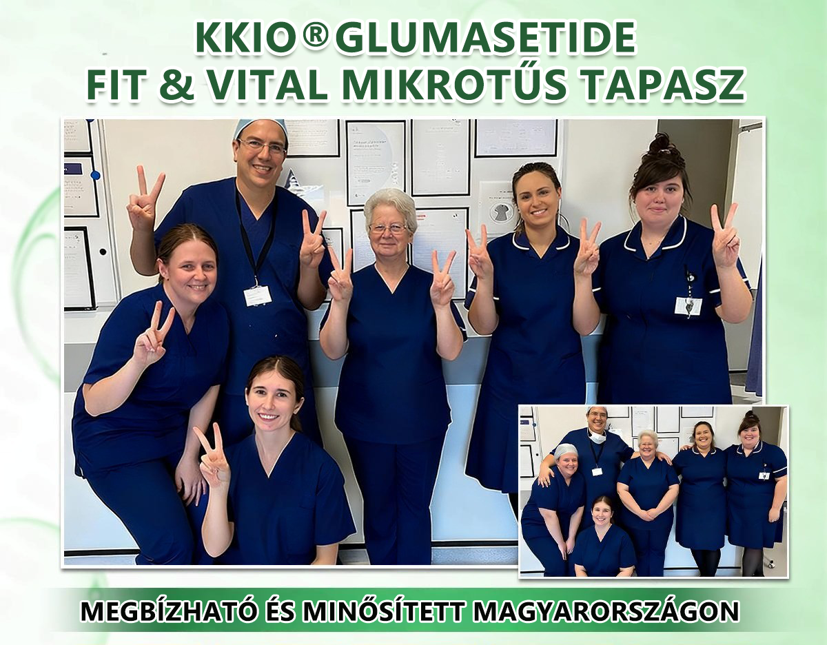 KKIO® 20 az 1-ben Glumasetide Fit & Vital mikrotűs tapasz - 7 napon belül látható változás / Alkalmas elhízás, szív- és érrendszeri egészség, cukorbetegség, alvási apnoé, bélrendszeri egészség, ízületi problémák és számos egyéb állapot esetén.
