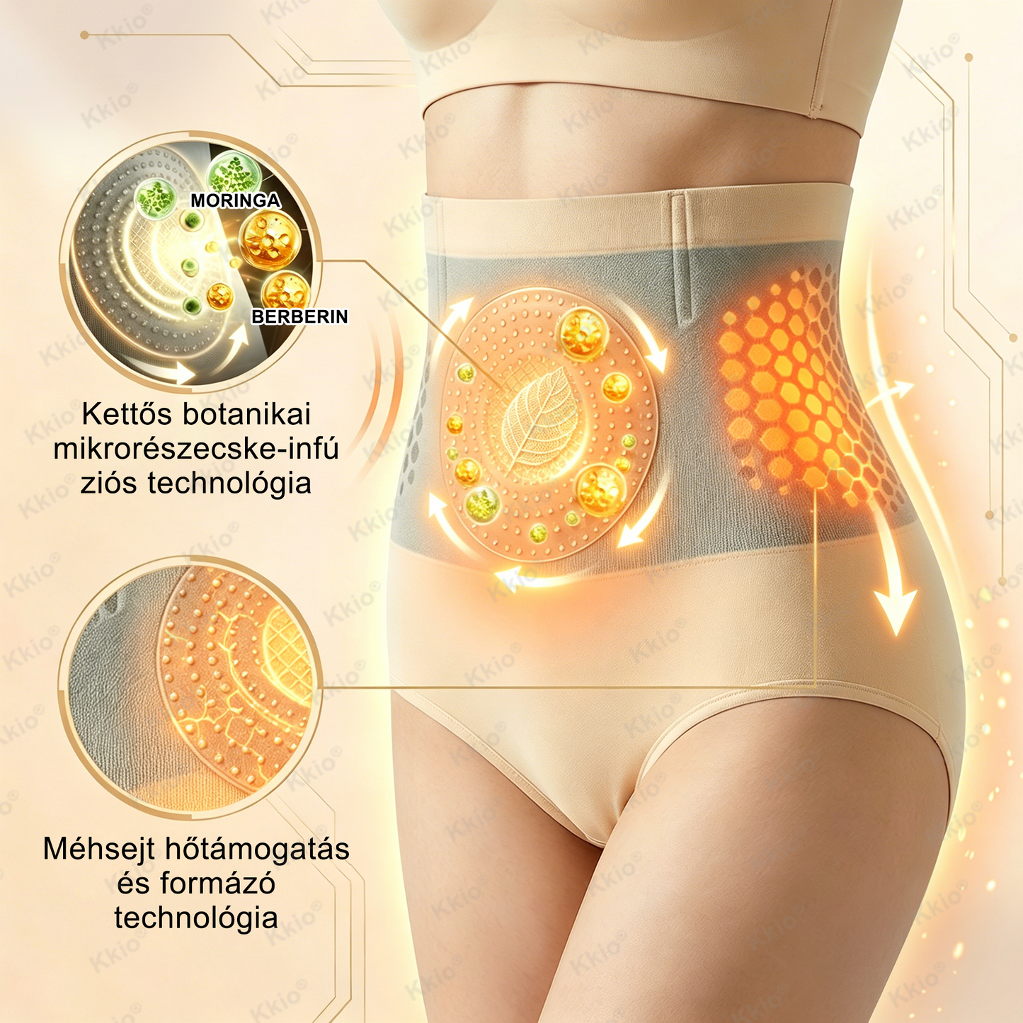 📢 𝐅𝐞𝐝𝐞𝐳𝐝 𝐟𝐞𝐥 𝐚 𝐭𝐢𝐭𝐤𝐨𝐭 – 👩 Kkio® 4 az 1-ben formáló és zsírégető rövidnadrág, mikronizált moringával és borberinnel ☘️ Kizárólag a hivatalos brand webáruházban