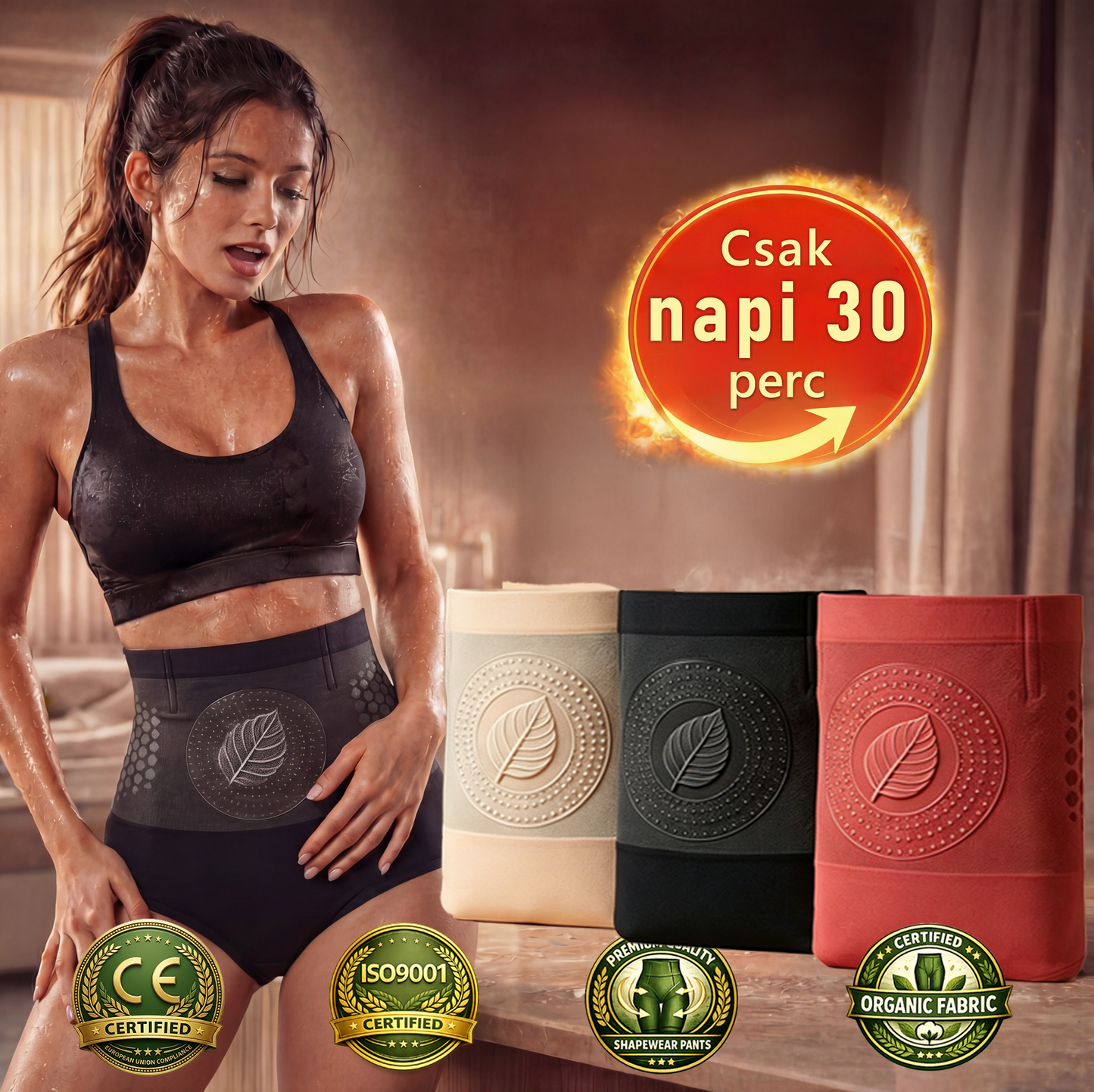 📢 𝐅𝐞𝐝𝐞𝐳𝐝 𝐟𝐞𝐥 𝐚 𝐭𝐢𝐭𝐤𝐨𝐭 – 👩 Kkio® 4 az 1-ben formáló és zsírégető rövidnadrág, mikronizált moringával és borberinnel ☘️ Kizárólag a hivatalos brand webáruházban