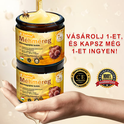 👩‍🔬🐝ZödVita® Méhméreg Bőr Helyreállító Krém 🔥 Magyar fejlesztés, magyarországi gyártás és szállítás