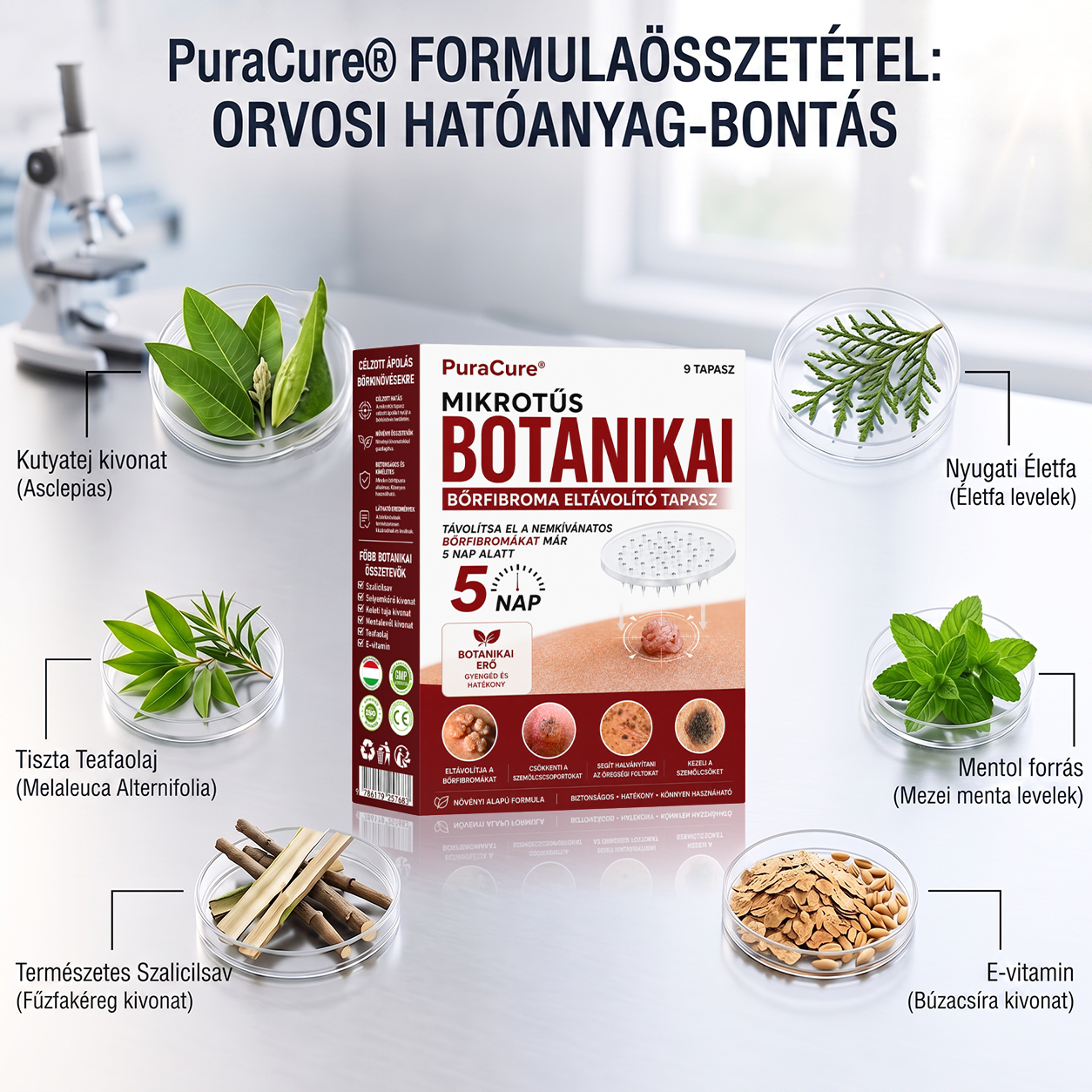 🧑‍⚕️𝐏𝐮𝐫𝐚𝐂𝐮𝐫𝐞® 𝐌𝐢𝐤𝐫𝐨-𝐭ű𝐬 𝐛𝐨𝐭𝐚𝐧𝐢𝐤𝐚𝐢 𝐛ő𝐫𝐧ö𝐯𝐞𝐝é𝐤-𝐞𝐥𝐭á𝐯𝐨𝐥í𝐭ó ✅✅𝐊é𝐬𝐳ü𝐥𝐭 𝐌𝐚𝐠𝐲𝐚𝐫𝐨𝐫𝐬𝐳á𝐠𝐨𝐧
