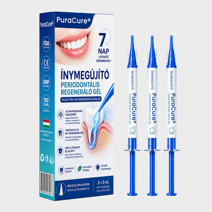 🇭🇺👨‍⚕️✅🦷 PuraCure® ÍNYMEGÚJÍTÓ – Parodontális helyreállító gél🧂