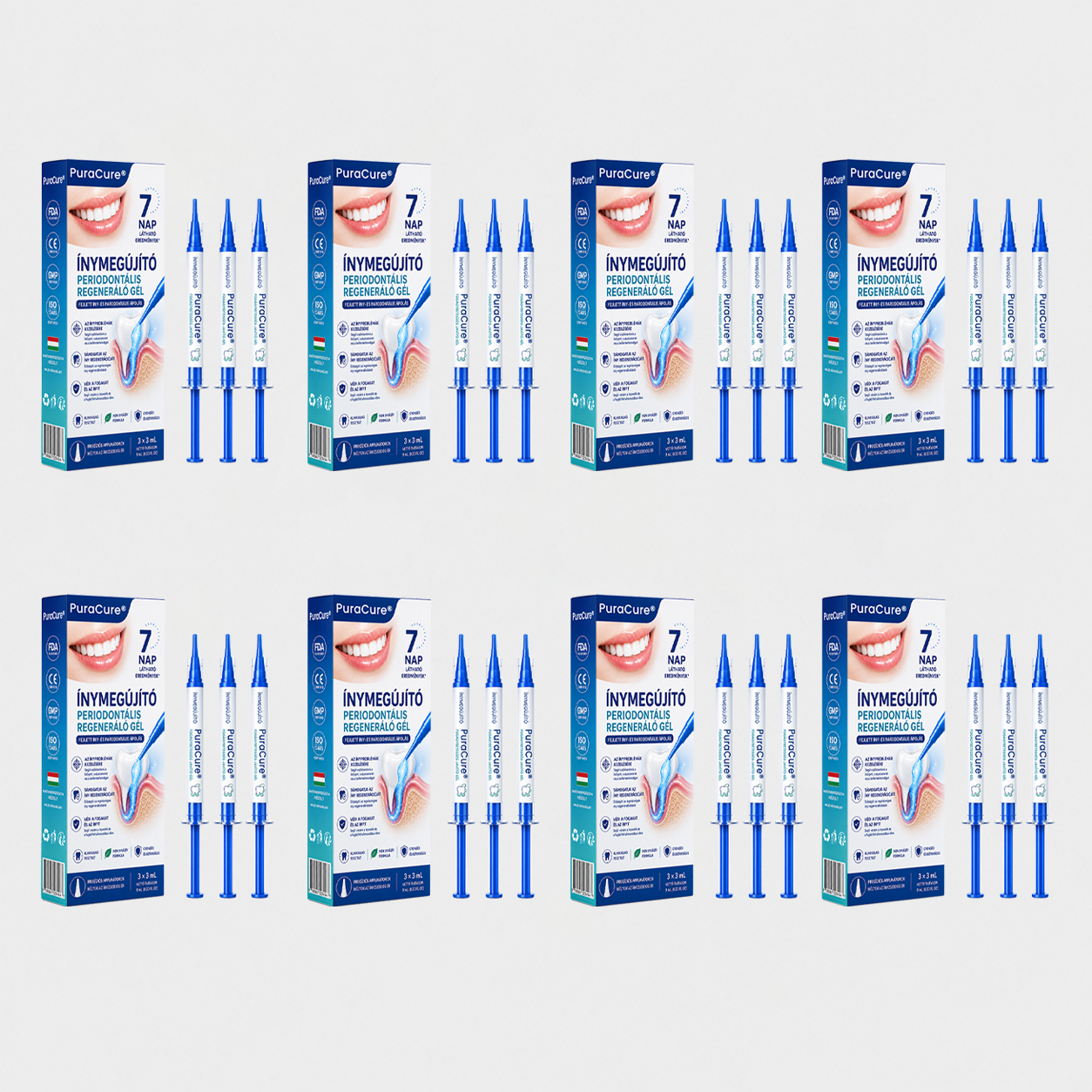 🇭🇺👨‍⚕️✅🦷 PuraCure® ÍNYMEGÚJÍTÓ – Parodontális helyreállító gél🧂