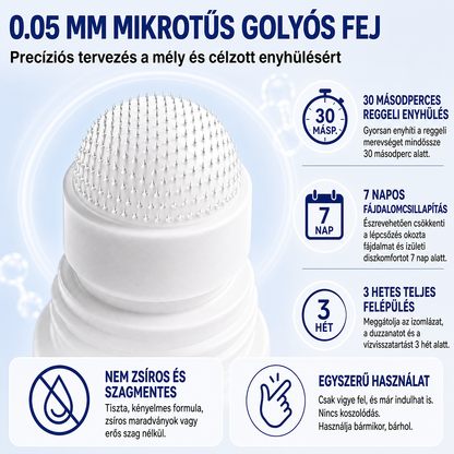 🎁 Már csak 5 darab maradt! Szerezzen most extra 50% kedvezményt, és támogassa ízületei mindennapi komfortját a Medistart® mikrotűs Roll-Onnal! 🦴✨