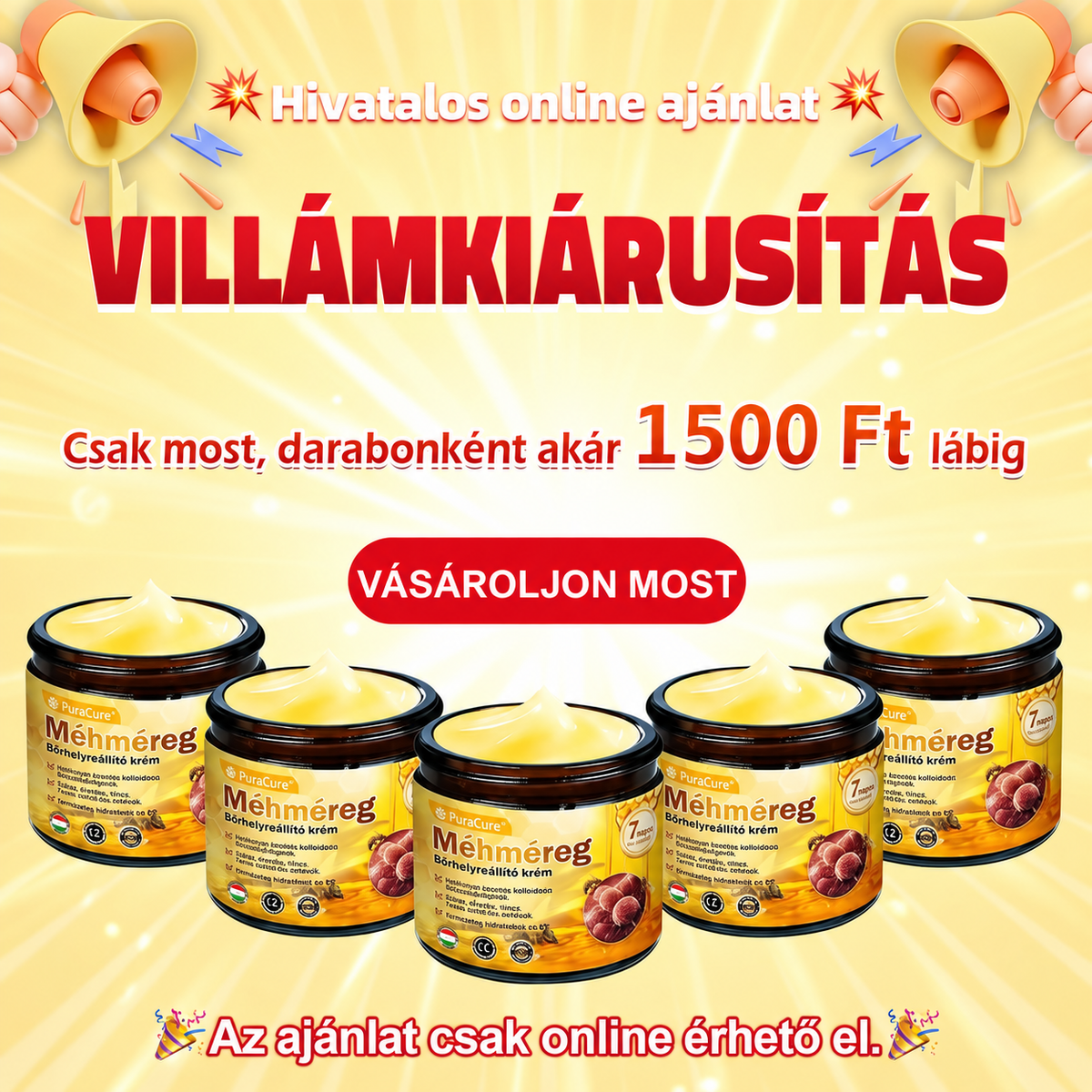 🧑‍⚕️ 𝐏𝐮𝐫𝐚𝐂𝐮𝐫𝐞® 𝐌é𝐡𝐦é𝐫𝐞𝐠 𝐁ő𝐫 𝐇𝐞𝐥𝐲𝐫𝐞á𝐥𝐥í𝐭ó 𝐊𝐫é𝐦 (𝐂𝐄 𝐓𝐚𝐧ú𝐬í𝐭𝐯á𝐧𝐲)👍✅